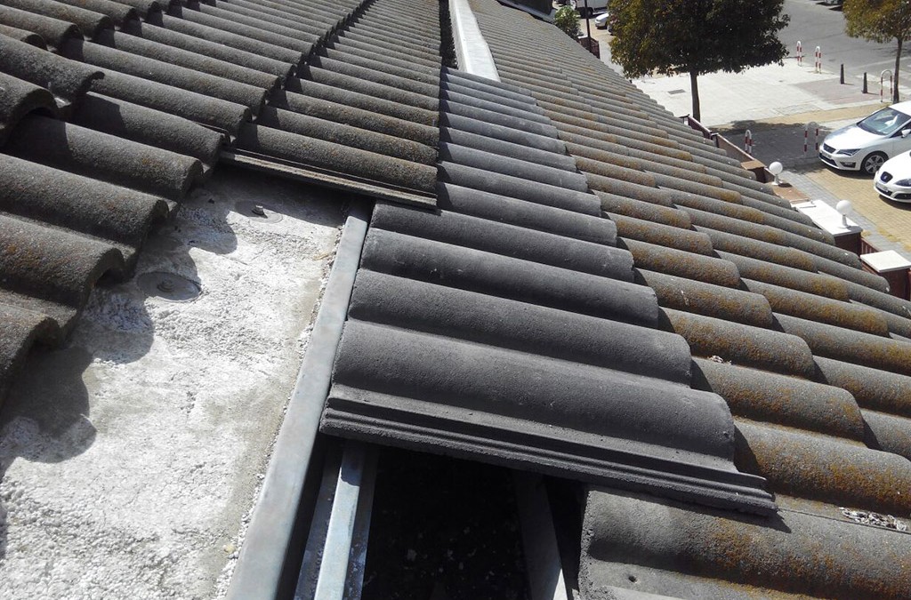 Ocultación de canalón en Getafe